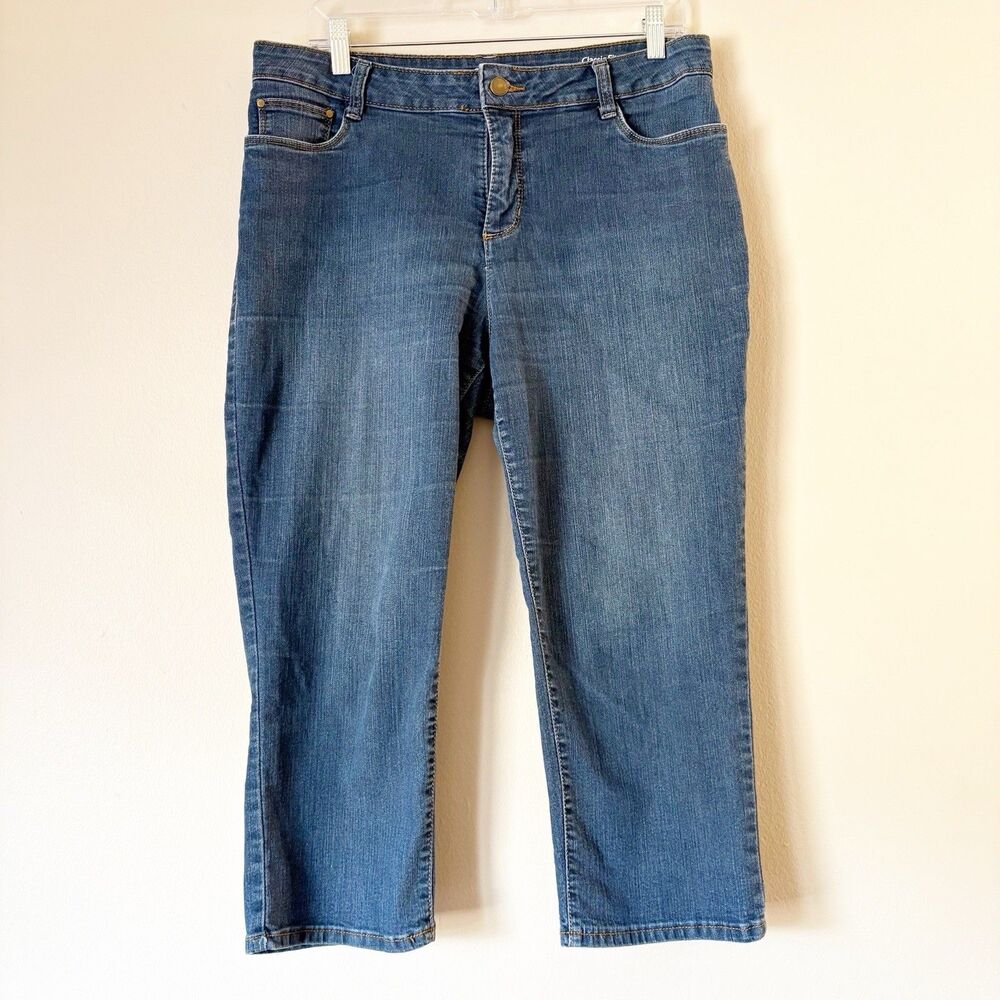 Croft & Barrow Stretch Denim Classic Fit Capris Jeans Size 12